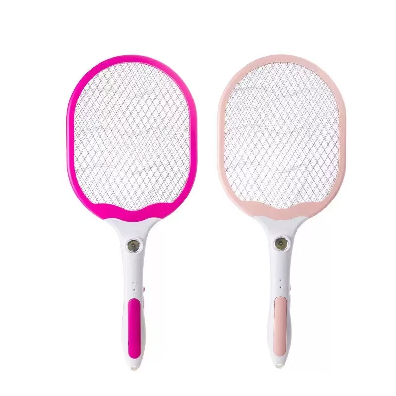 JHD-D04 USB rechargeable mosquito swatter with 1 LED