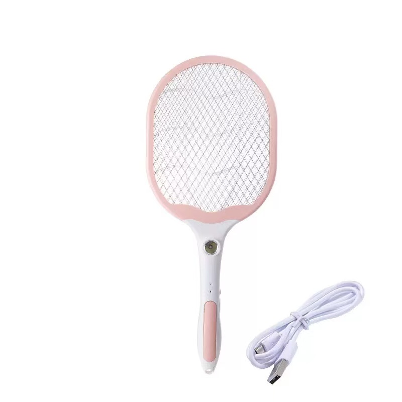 JHD-D04 USB rechargeable mosquito swatter with 1 LED